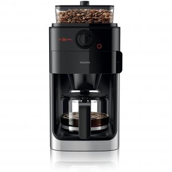 Philips Grind & Brew - Cafetera de goteo con contenedor para moler café, capacidad 15 tazas, 1,2 l