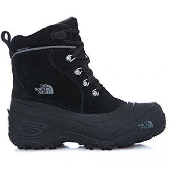 Botas de nieve The North Face Chilkat Lace II negras para niños - Talla 28