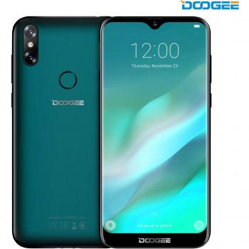 Móviles y Smartphones Libres, DOOGEE Y8 4G Teléfono Móvil Libre y sin Bloqueo de SIM 6.1 Pantalla 19:9 HD - Procesador DualCore MT6739-3GB RAM + 16GB ROM - 8.0MP+5.0MP - 3400mAh - Verde