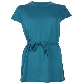 Alpha Studio Green Cotton Kimono Sleeveless Dress - Size S