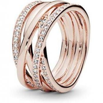 Pandora Rose Anillo Entrelazados 180919CZ para Mujer