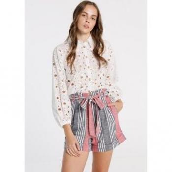 Short Raya Tejida negro Lois Jeans para mujer - Diseño clásico y cómodo