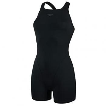Bañador Speedo Eco Endurance+ negro mujer - 30, traje de baño eco endurance+ legsuit, resistente al cloro, fabricado con tejido reciclado, ideal para fitness en natación y entrenamiento, color negro, talla