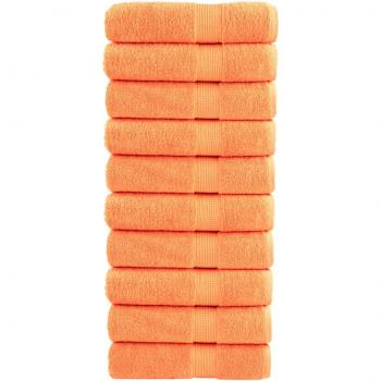 Toallas de ducha SOLUND 10 piezas Naranja 70x140cm 600g/m²