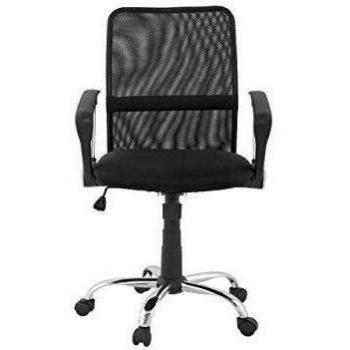 Kokoon OC00160BL Osaka Faux Silla de Oficina de Cuero Negro 63 x 70 x 133 cm