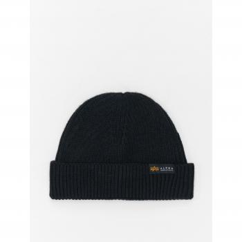 Alpha Industries Dockers Black Beanie Hat for Men and Women