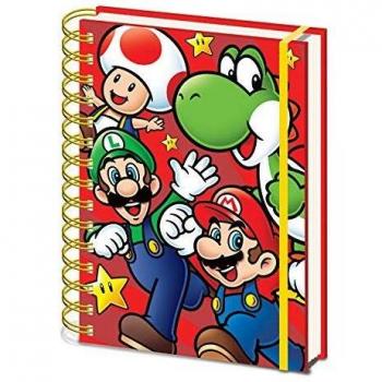 Funko Pop! - Super Mario, Cuaderno A5 Espiral Run