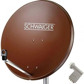Sistema SAT Schwaiger SPI9962SET9 80 cm sin receptor para 4 usuarios