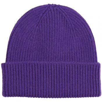 Colorful Standard Ultra Violet Merino Wool Beanie for Men - One Size