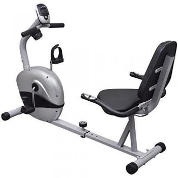VidaXL 90981 - Bicicleta (Magnético, Negro, Plata, Calorías, Monitor, Velocidad, Tiempo)