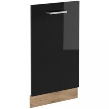 Panel Frontal R-Line para Lavavajillas, Negro Brillo Intenso, 45 cm sin Encimera
