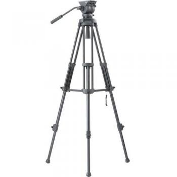 Libec TH-Z 3-Section Aluminum Video Tripod with Head and Mid-Level Spreader