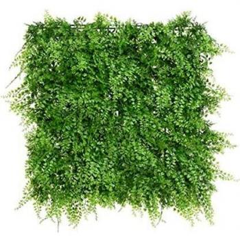 Panel Decorativo de Césped Sintético Cuadrado Verde OEM