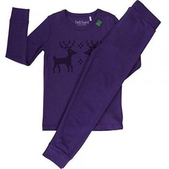 Fred's World by Green Cotton Wool nordic front loungewear 1561000200-Pijama de dos piezas Niñas,  
 Violett