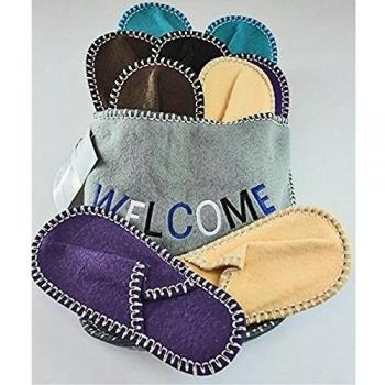 5 pares de Pantuflas de andar por casa para invitados gästehaus calzado zapatillas