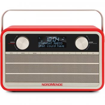Radio Portátil DAB+/FM Nordmende Transita 120 con Batería Integrada - Roja