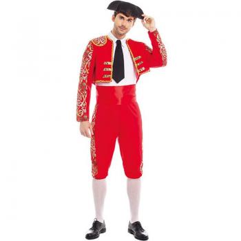 Disfraz de Torero rojo Español para hombre