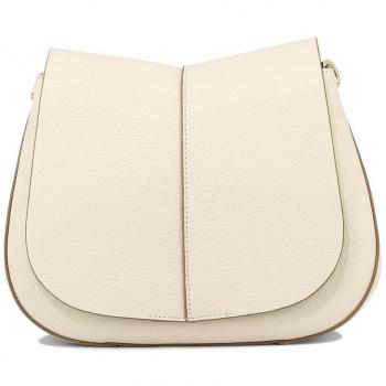Gianni Chiarini Women's Helena Round Crossbody Bag in White, Beige, Size: ONE SIZE, Contemporary and Chic Design