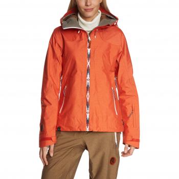 Maloja Jacke Rosariom - Chaqueta de esquí para mujer, color naranja, talla M