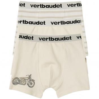 VERTBAUDET Lote de 3 Boxers Stretch niño Azul Medio Bicolor 3A