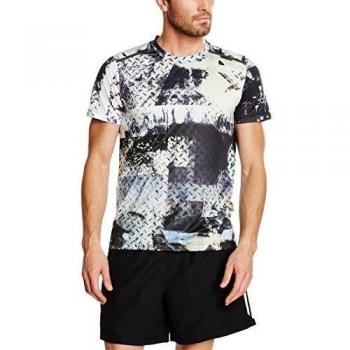 adidas Clima Chill Teeg - Camiseta de manga corta para hombre, color multicolor, talla S