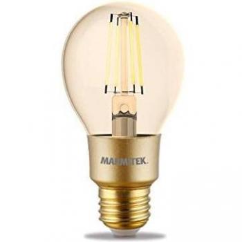 Lámpara LED Filamento Inteligente Marmitek GLOW MI E27 - 6W (650 lúmenes) - Regulable por App - Compatible con Alexa y Google Home - Sin Hub - Transparente