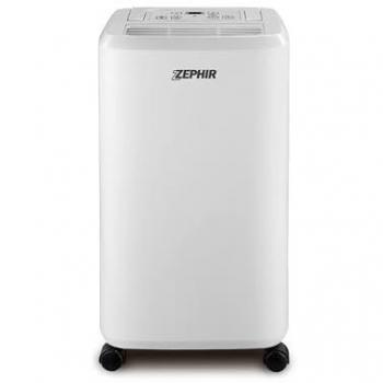 Deshumidificador Zephir 20L/24h, 380W, Tanque de 5L, Timer 24h, Función Secado de Ropa, Portátil y con Ruedas