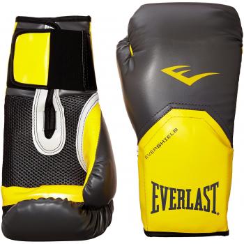 Everlast 2300GR/OR12 - Guante de boxeo elite, color gris/ naranja, 12 onzas