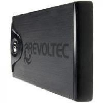Revoltec File Protector, 2.5 SATA-HDD to USB 2.0, black - Disco duro en red
