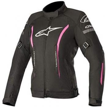 Alpinestars Chaqueta moto Stella Gunner V2 Wp Jacket Black Fuchsia, Negro/Fuchsia, XL