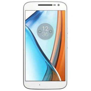 Moto G4 - Smartphone Android 6, Pantalla Full HD de 5.5'', Cámara de 13 MP, RAM de 2 GB, Almacenamiento Interno de 16 GB, Procesador Qualcomm Snapdragon a 1.5 GHz - Color Blanco