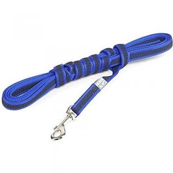 Correa Engomada Julius-K9 Color & Gris sin Asa para Perros, 14 mm x 3 m, Azul