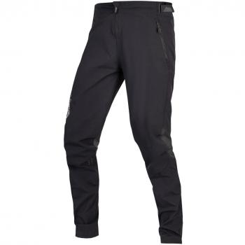 Endura Pantalones MT500 Burner Lite Negro, pantalón largo de ciclismo para hombre, sin badana, talla XL