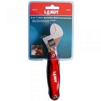iWork GS-0104 Llave ajustable multihermienta, 8 en 1