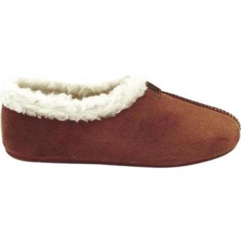Zapatillas de casa para mujer Norteñas Otoño Invierno 4-134 en color camel