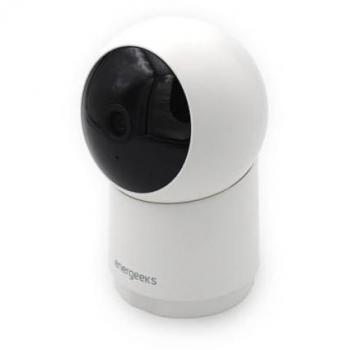 Cámara de Vigilancia WiFi Interior Motorizada 360º 1080p Full HD con Detección de Movimiento y Ruido, Audio Bidireccional, Almacenamiento en SD/Nube/NVR, Compatible con Alexa y