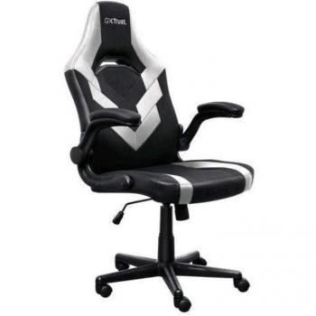 Trust GXT 703W RIYE Silla Gaming Negro/Blanco
