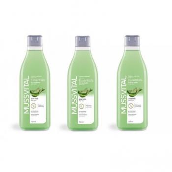 Mussvital Essentials Gel de Baño Aloe Vera Pack Triple 3x750ml