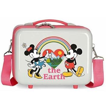 Disney Minnie Around the World Nececer Adaptable Multicolor 29x21x15 cms ABS
