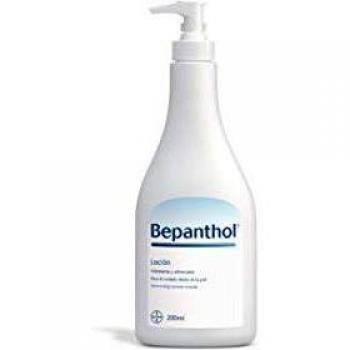 Bepanthol Loción, Crema Hidratante Corporal para Piel Normal y Seca, Rápida Absorción, 200ml
