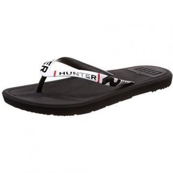 Hunter Mujer Negro Original Exploded Logo Chanclas-UK 4