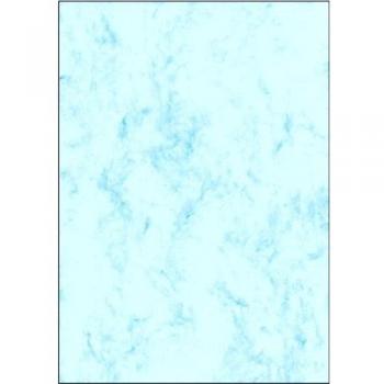 Papel de Diseño Mármol Azul A4 90 g/m² - 100 Hojas