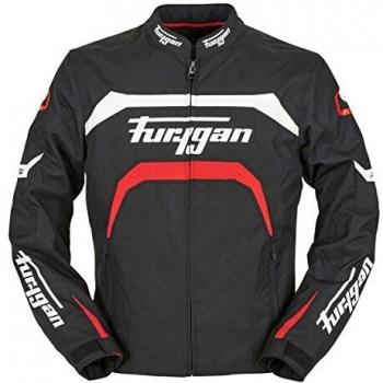 Furygan Arrow Chaqueta, Hombre, Noir-Blanc-Rouge, 4XL