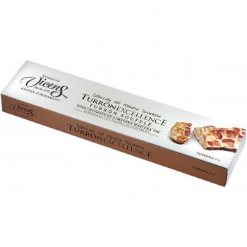 Vicens Turrón Soufflé Duro Almendra Bañado con Chocolate Excellence - 200 gr