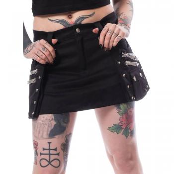 Chemical Black Women's Skirt - NOORA - Size M