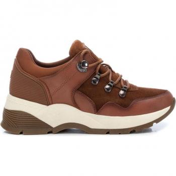 Zapatillas de piel para mujer Carmela 160155 marrón