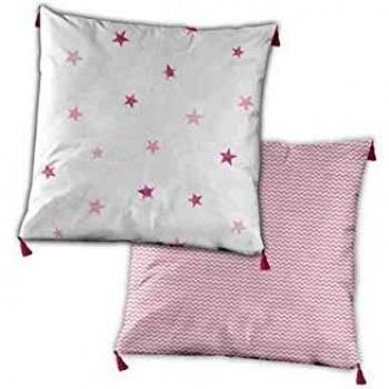 Gamanatura - Cojín Pink Star Gamanatura Rosa 40 x 40 cm.