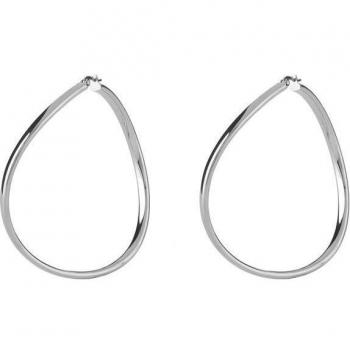Pendientes Guess Hoops i did it again de acero plateado