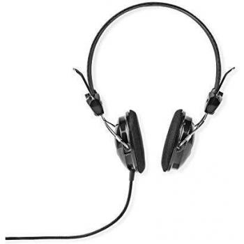 Nedis HPWD1103BK Auriculares de Diadema | con Cable de 1,50 m | Negro