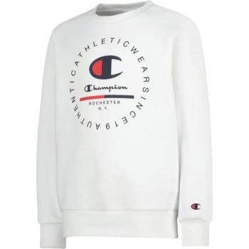 Sudadera de niño Champion Algodón Blanco Letras Logo 306838 WW001